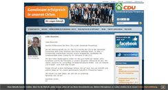 Desktop Screenshot of cdu-finnentrop.de